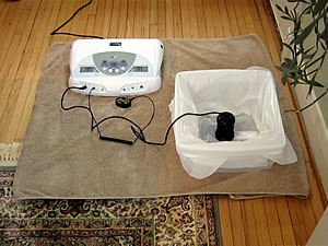 ionic foot bath and equipment